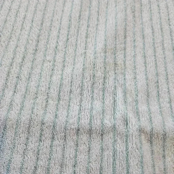 Cannon Bath & Hand Towel Royal Family Retro Mod‎ Flowers Mint Green USA Vintage - Picture 5 of 14